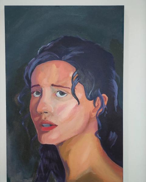 Acrylics over canvas, traditional